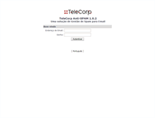 Tablet Screenshot of antispam2.telecorp.com.br